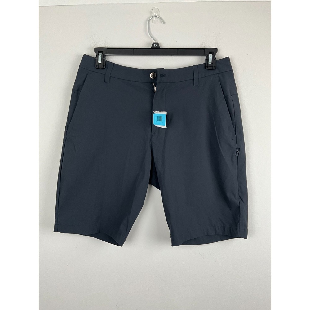 Lululemon Men's Commission Shorts 34 Navy Blue 9" Inseam Casual Athletic Stretch